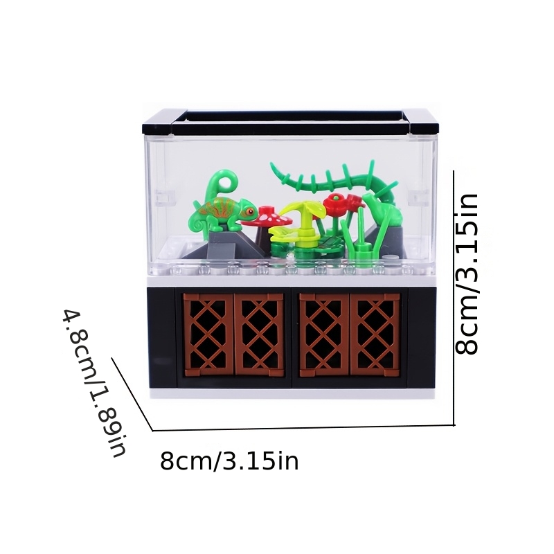 Miniature Kitchen Furniture Building Bricks Set